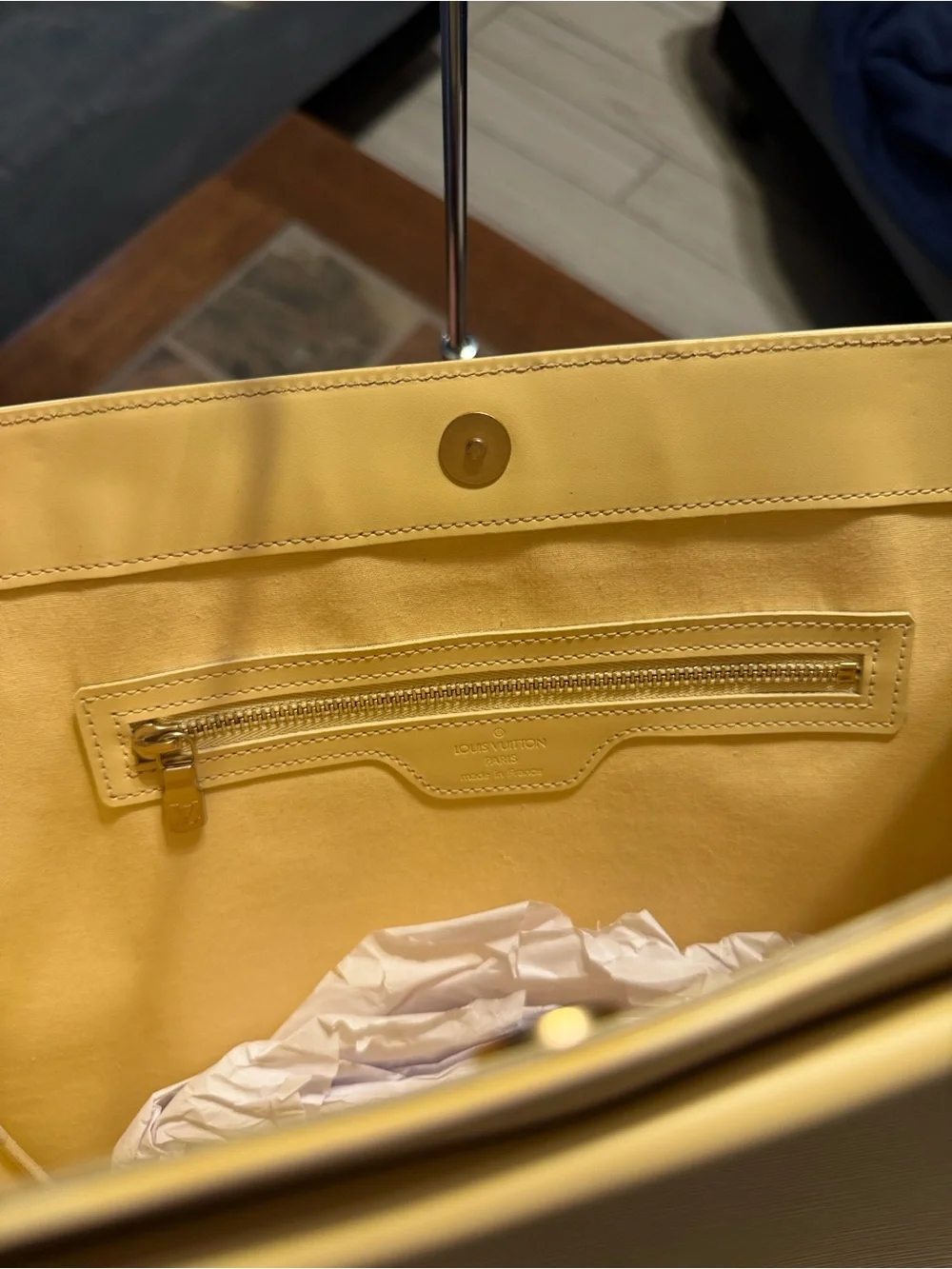 Authentic Louis Vuitton Vintage Epi Saint Tropez Tote Vanilla